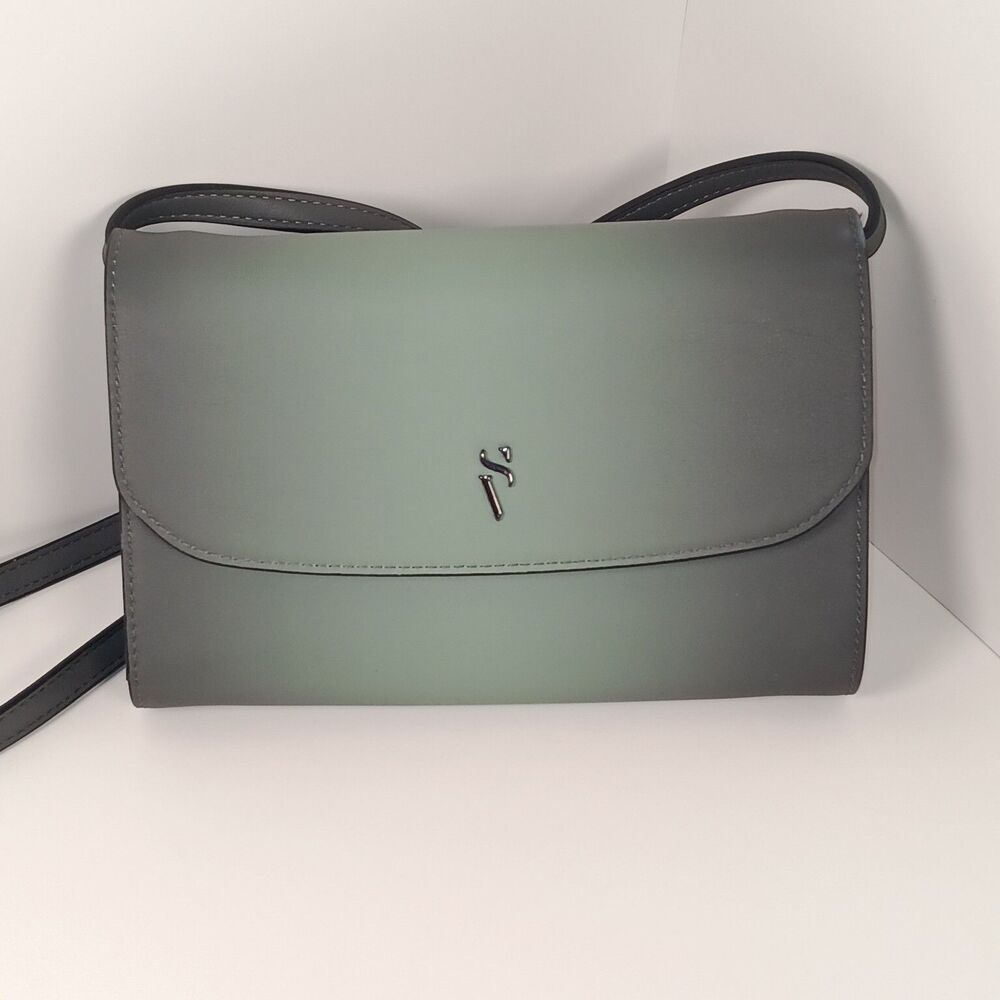 Simply Vera Vera Wang Waterstone (Green) Ombre Signature Mini Crossbody Bag New